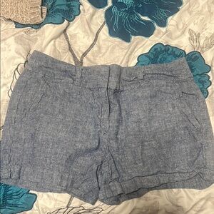 LOFT Blue Bermuda Shorts Relaxed Fit